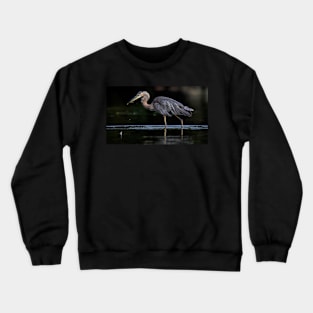 Heron on the Hunt Crewneck Sweatshirt